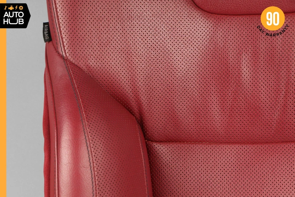 13-20 Mercedes R231 SL400 SL550 Right Side Top Upper Seat Cushion Red OEM 62k - Image 4 of 4