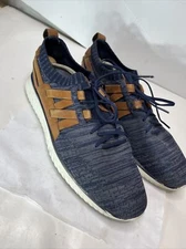 Cole Haan C35723 Mens GrandMotion Sneakers Oxfords Blue Woven Knit Size 11.5M