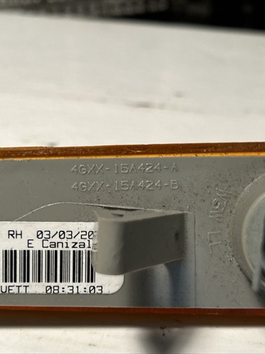 05-13 C6 CORVETTE FRONT RH PASSENGER SIDE MARKER LIGHT GM 4GXX15A424A - Picture 6 of 10