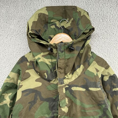 Vintage Military Jacket Mens Medium Extra Short Gore Rain Tex Cold Weather Parka - Picture 3 of 13