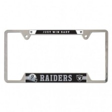 MARCO DE PLACA DE METAL DE FÚTBOL RAIDERS DE WINCRAFT Solo gana bebé MEJOR regalo