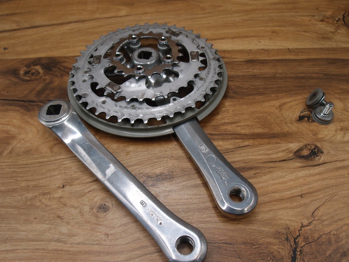 1992 crankset Shimano 400 CX FC-C400 VIA Japan 20/32/42 T
