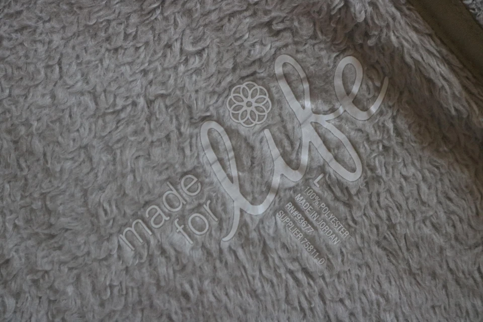 Made For LIFE Women’s Full Zip UP Fleece Jacket Gray Size L - Image 3 of 4