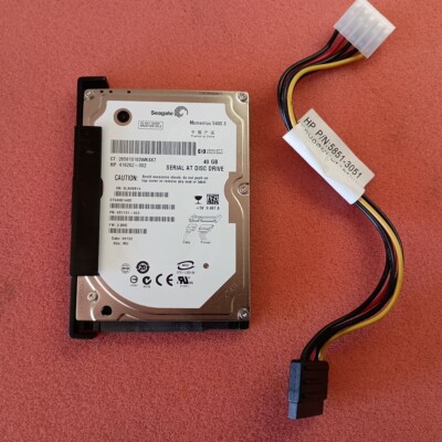 5851-3833 HP 40GB 2.5'' SATA Hard Drive for Digital Sender 9250C