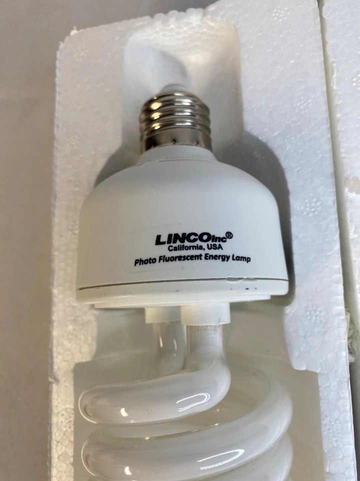 Linco Photo Fluorescent Daylight Energy Lamp PP170053 50W 5000K 120V 60HZ New - Image 4 of 4