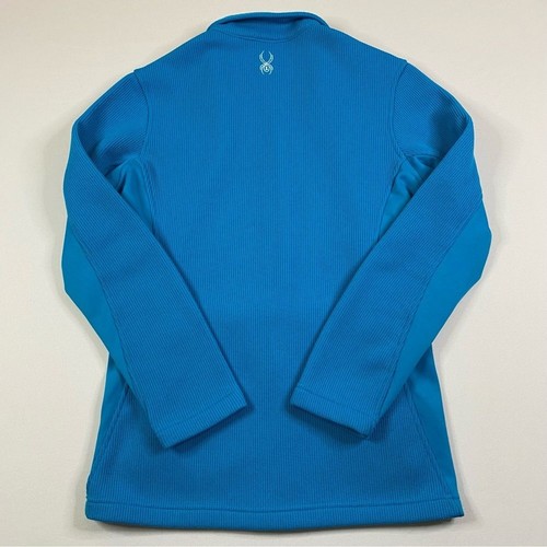 Spyder Core Sweatshirt Girl’s XL Blue Pink Zip Up Fleece Lined Warm Outdoor - Picture 7 of 10