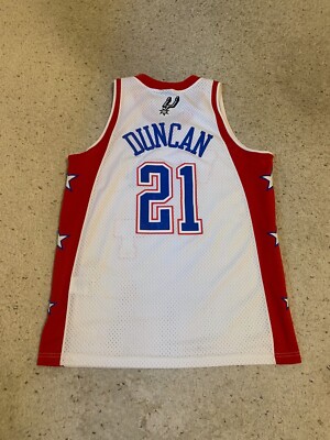 Retro Nike Authentic 2004 Tim Duncan All-Star Jersey Large