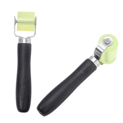2Pcs Home Wallpaper Flatten Roller Sewing Seam Roller Hardwood Seam Roller