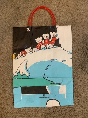 1986 Gift Bag Vintage Bloomingdales Paper - Christmas Designer: Fontanelli 80s - Picture 3 of 13