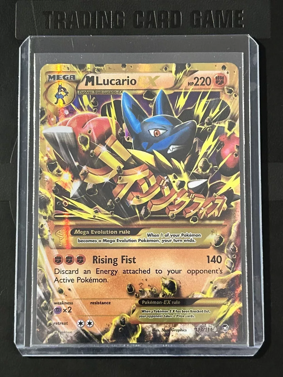  Pokemon - Mega-Lucario-EX (113/111) - XY Furious Fists - Holo :  Toys & Games