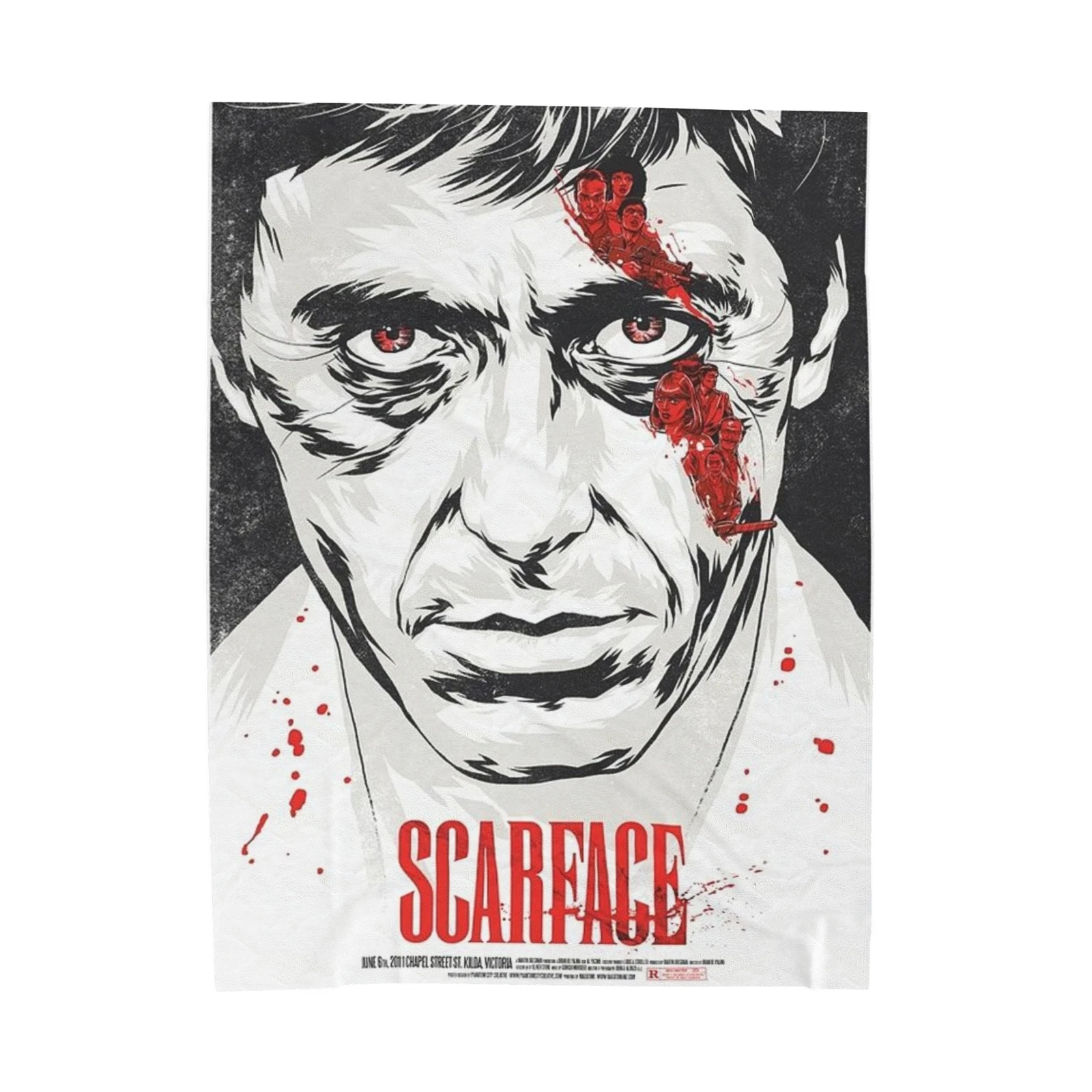 ScarFace Soft Throw Plush Blanket