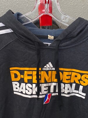 Adidas NBA D-Fender Basketball Hoody SWEATER Large L Tall Adidas NBA D-Fender Basketball Hoody SWEATER Large L Tall