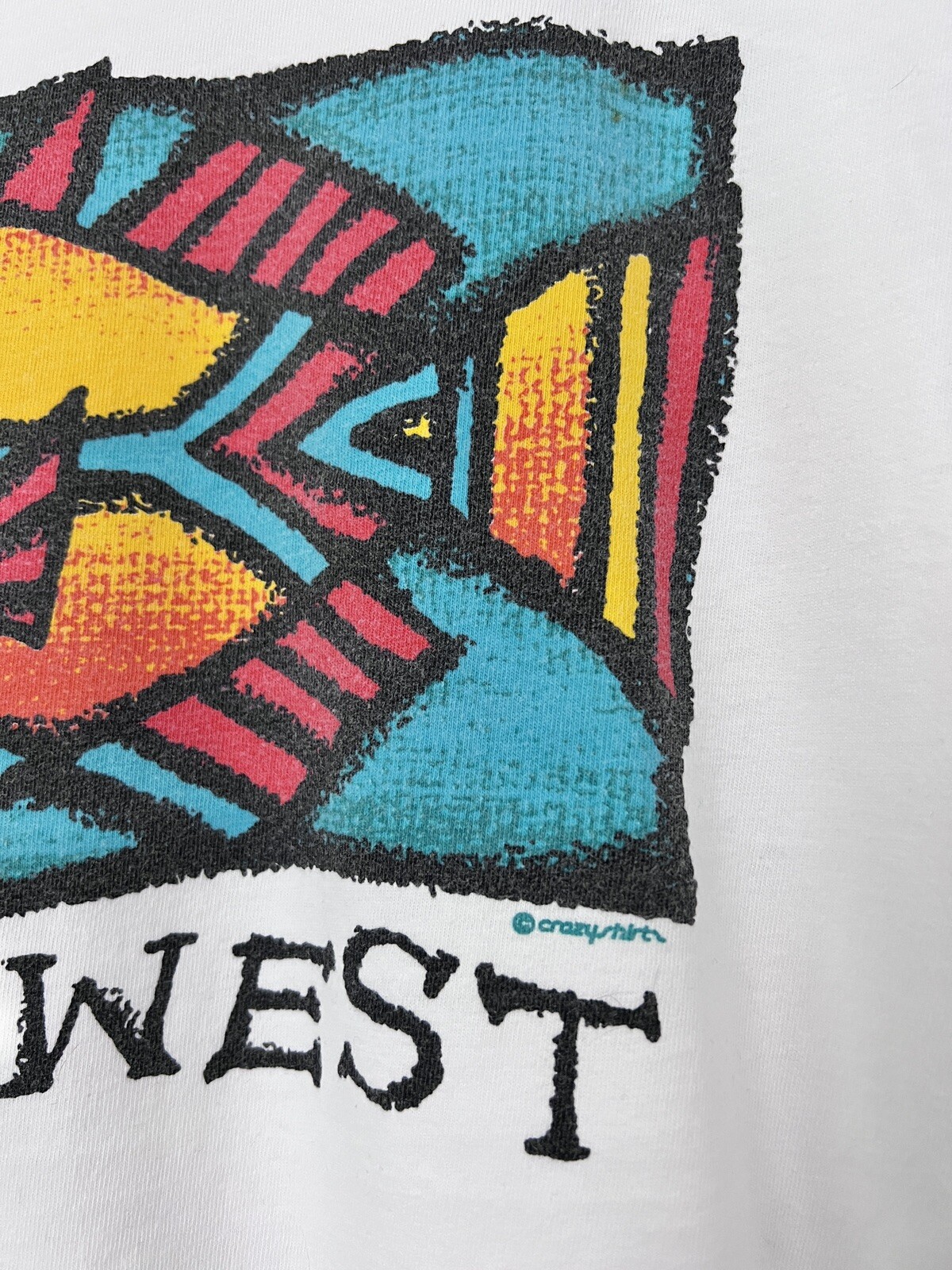 VINTAGE Crazy Shirts Key West Florida Tshirt Men Large 90s Single