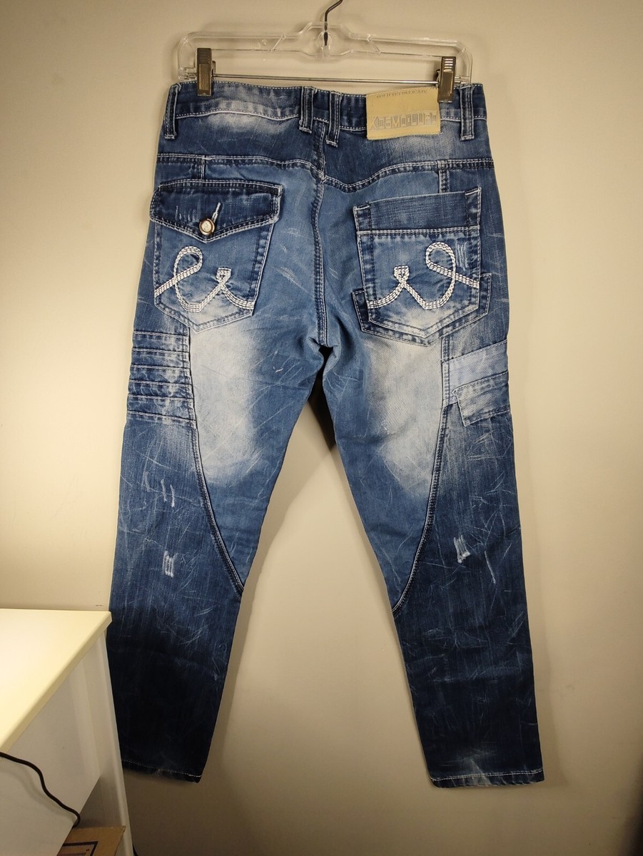 【2/3y】HELLO LUPO Jeans Blue denim Lupo Jeans - Navy Blue Denim – Sage Kids