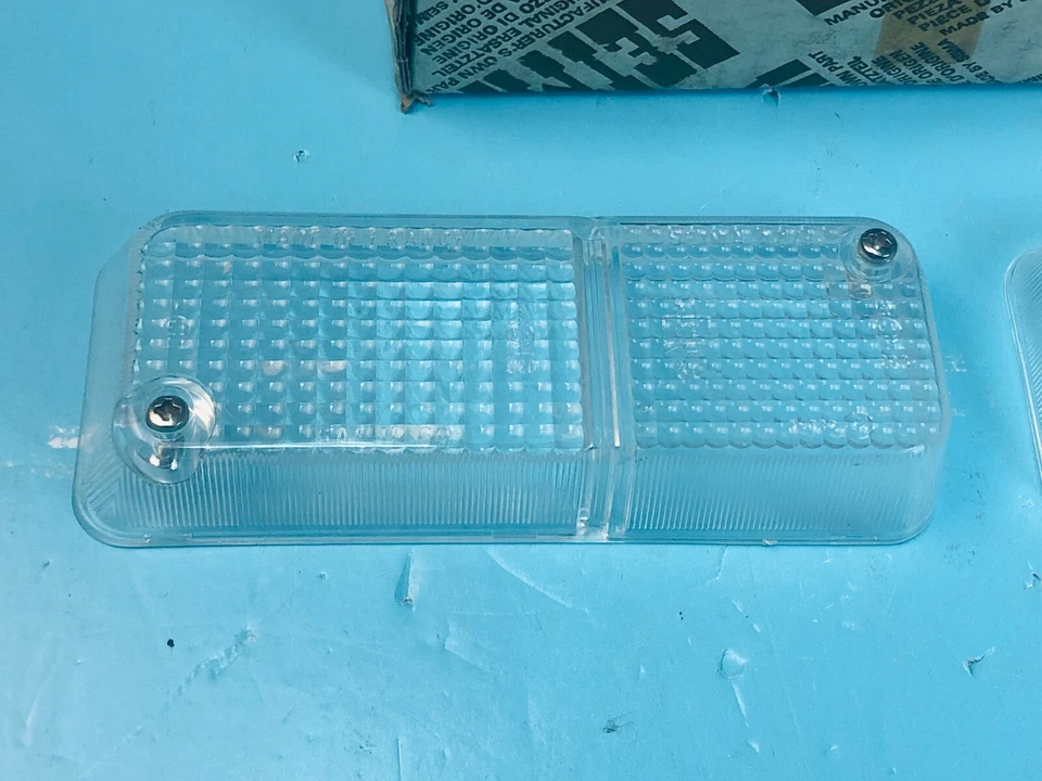 Juego de lentes de señal de giro de estacionamiento transparente Renault 12 R12 TS, TL, ALPINE A310 Seima NOS Foto 2 de 4