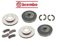 Ford Probe 89-92 Front+rear Brake Rotors With Pads Shoes Kit Brembo on sale Ford Probe 89-92 Front+rear Brake Rotors With Pads Shoes Kit Brembo on sale