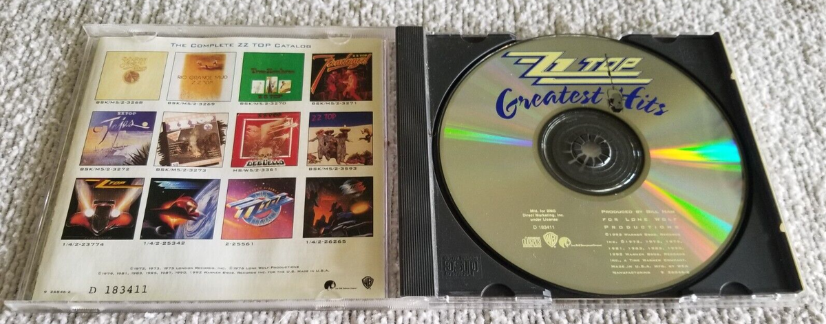 ZZ Top, Greatest Hits CD / Disc VG+ / Warner- BMG D 183411 | eBay