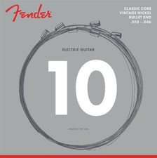 Fender Vintage Nickel 3155 R Bullet Electric Guitar Strings 10-46 1-3 Packs