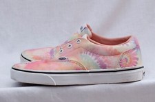 Vans Low Tie Dye Canvas Skate Sneaker Pastel Rainbow 721356 Women's Size 10