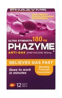 Phazyme Ultra Strength 180mg Anti-gas Soft Gels - 12 Count (pack Of 6) on sale Phazyme Ultra Strength 180mg Anti-gas Soft Gels - 12 Count (pack Of 6) on sale