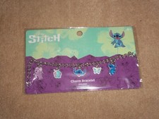 NEW, DISNEY STITCH Charm Bracelet With 5 Charms
