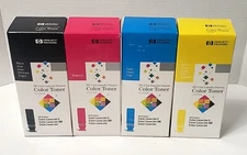 Genuine HP Color LaserJet Toners - Complete set of 4 colors New