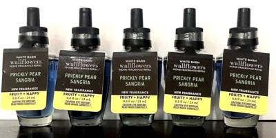Bath Body Works LOT OF 5 PRICKLY PEAR SANGRIA Wallflower Fragrance Refill Bulbs