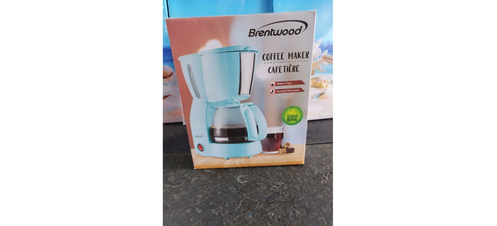 Brentwood 4-Cup Coffee Maker ( Blue ) Model TS-213BL New in the Box
Opens in a new window or tab