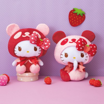 hello kitty strawberry plush