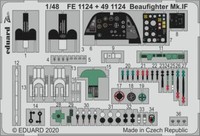 MW22 Eduard 491124 Beaufighter Mk.If 1/48 Pe Set For Revell