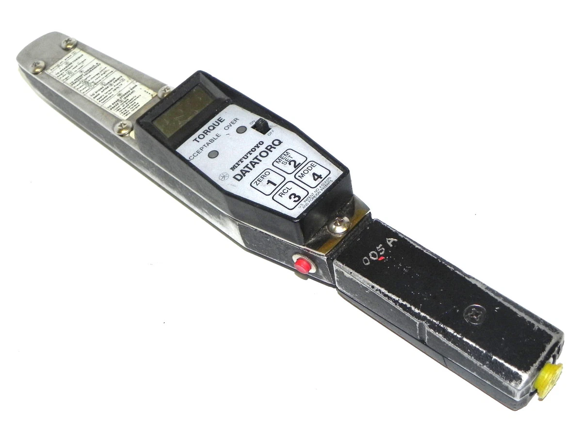 MITUTOYO DATATORQ DIGITAL. 3 50in 36 600in lb TORQUE WRENCH