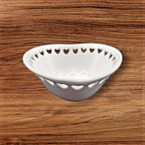 Russ Berrie "I Love You" Heart-Shaped Ceramic Dish - Vintage Valentine Decor - Picture 6 of 6