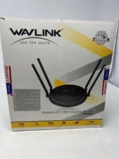 WAVLINK AC1200 WiFi Router Wireless Internet Router Dual Band 2.4/5GHZ Open Box
