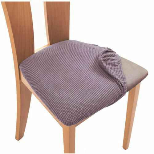 Seat Cover 2-8 PACK Dining Chair Spandex Jacquard Stretch Wedding Banquet Party - Bild 13 von 32