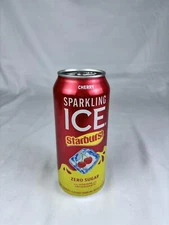 12 Pack Sparkling Ice STARBURST Cherry, Zero Sugar Flavored Sparkling Water