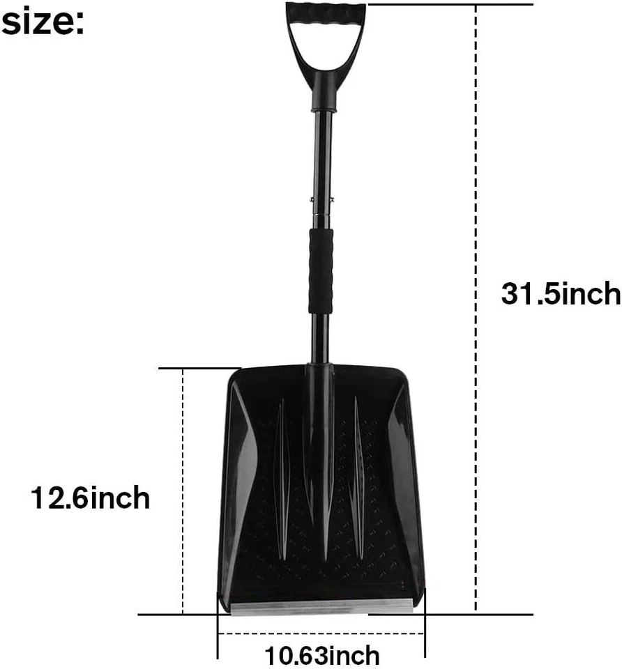 NEW - Compact Snow Shovel for Car, Emergency, Play, Lightweight & Portable - Image 3 of 4
