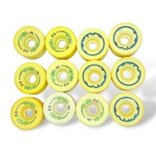 NEW Lot Of 12 RIVA Quad Roller Skate Wheels, 57mm 96A 95A