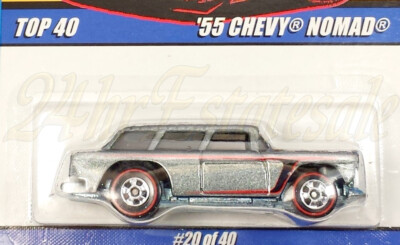 HOT WHEELS SINCE 68 40th ANNIVERSARY 55 NOMAD BELAIR REDLINE TOP 40  ITOUT!