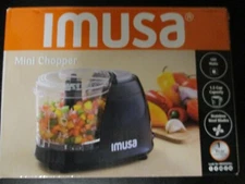 Imusa 1.5 Cup Mini Chopper Stainless Steel Blades NIB