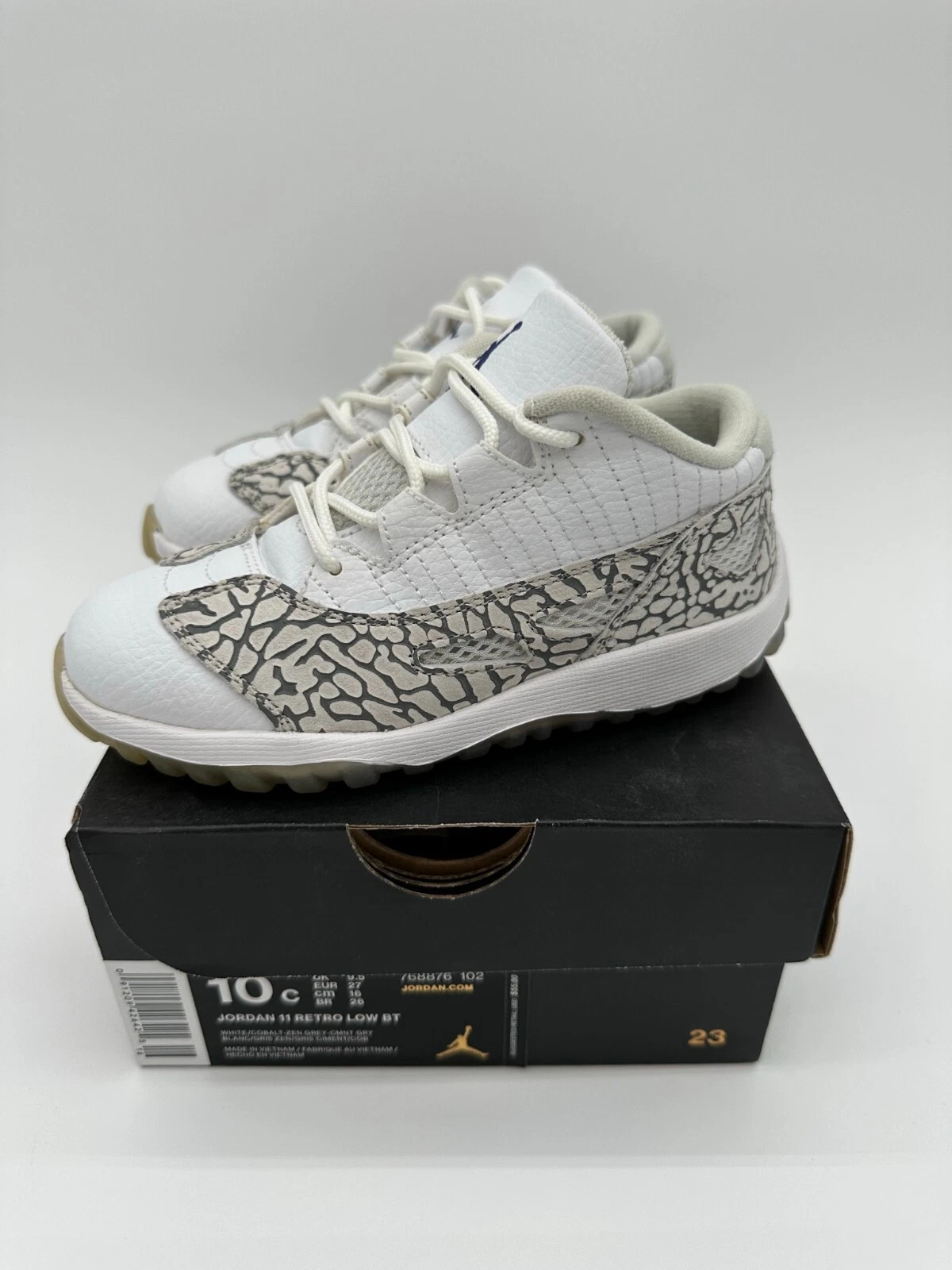 Air Jordan Retro 11 Low IE BT ""Cobalto"" 2015 (TD) TAGLIA 10c (RARO) 768876 102