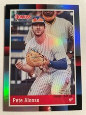 2022 Panini Donruss Retro 1988 Career Stat Line /500 Pete Alonso #247 NY Mets 