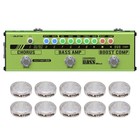 Bass Multi-Effects Pedal Stage Session Gigging Practice Analog Amp Boost Comp...