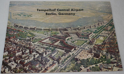 Tempelhof Central Airport Berlin Germany Vintage Original Publication