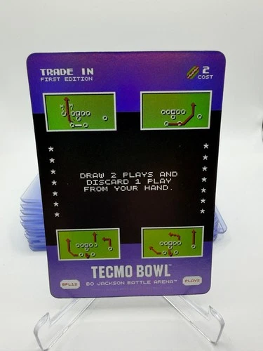 Bo Jackson Battle Arena Tecmo Bowl #BPL1 Trade In Plays Foil