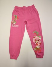 Strawberry Shortcake Pink Sweatpants Womens Juniors XS READ No Drawstring