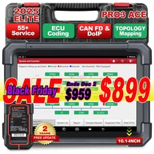 2025 LAUNCH X431 PRO3 ACE ELITE PRO5 OBD2 Scanner Car Diagnostic Tool Key Coding
