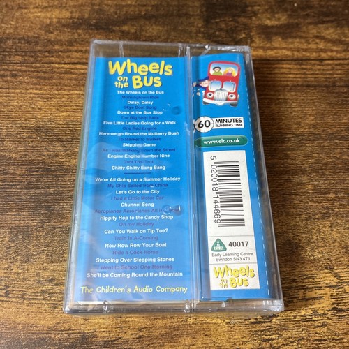 Children’s Song And Rhymes The Wheels On The Bus ELC UK Green Cassette 2005 NEW - Picture 3 of 6