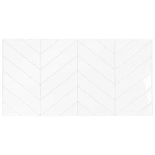 Smart Tiles Blok Chevron 22.56" x 11.58" Vinyl Peel and Stick Tile (2-Pack)
