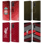 LIVERPOOL FC LFC CREST & LIVERBIRD 2 PU LEATHER BOOK CASE FOR SAMSUNG PHONES 1
