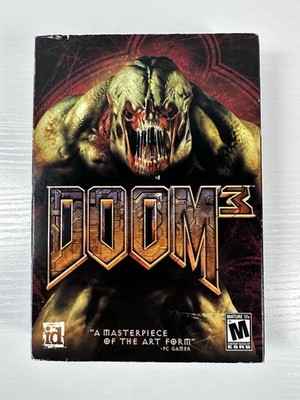 Doom 3~ Factory Sealed id Software (PC, 2004)~Box Wear